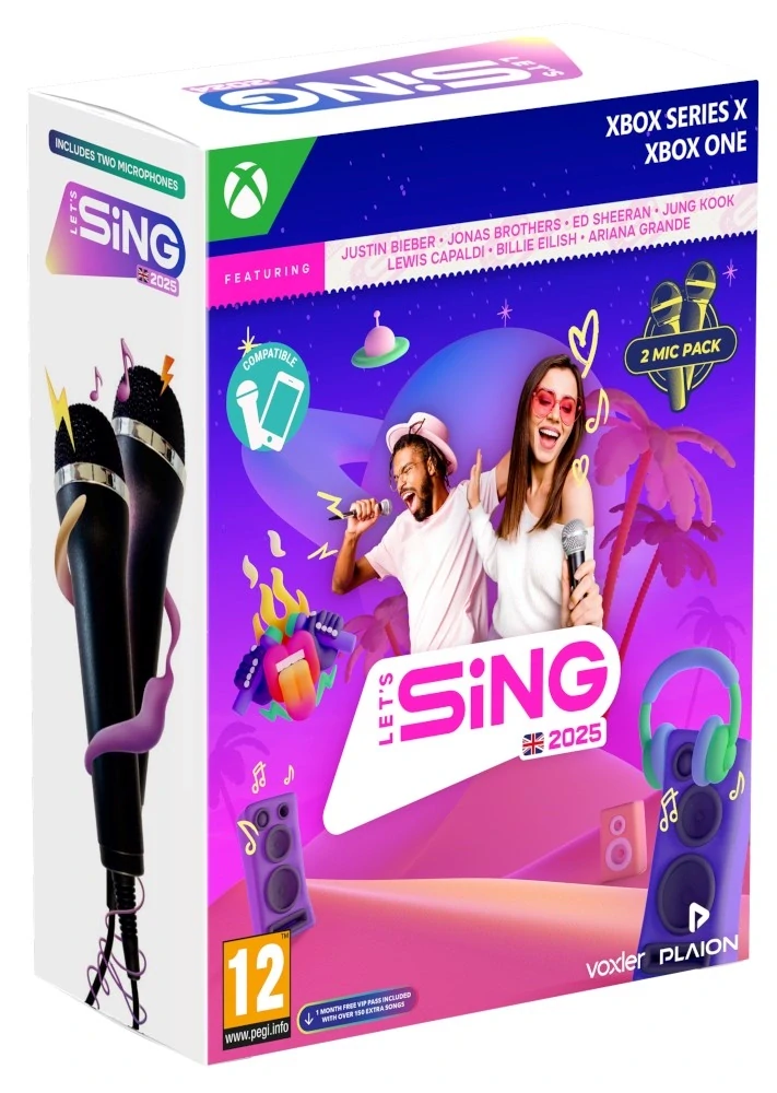 Let’s Sing 2025 + 2 mikrofony (XONE/XSX)