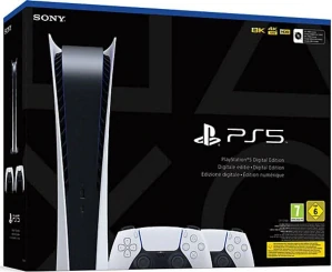 Sony PlayStation 5 + 2 bezdrátové ovladače PS5 DualSense