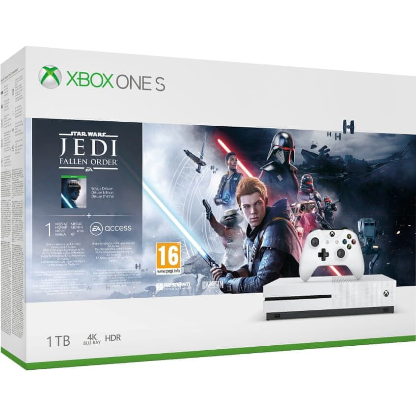 Xbox One S 1TB + StarWars Jedi: Fallen Order