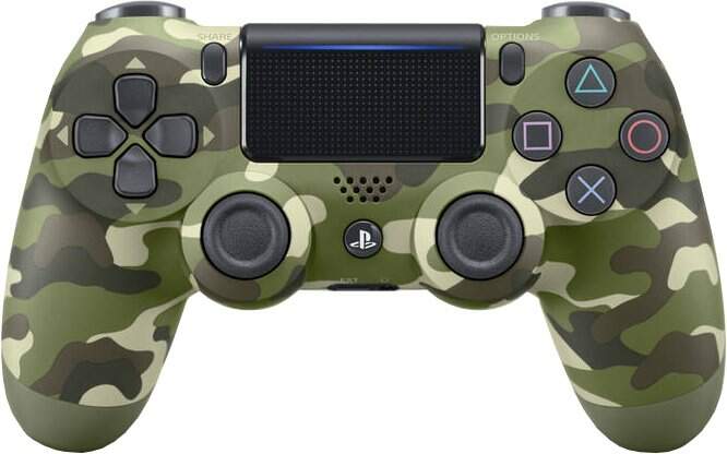 PS4 Sony DualShock - originální ovladač Green Cammo
