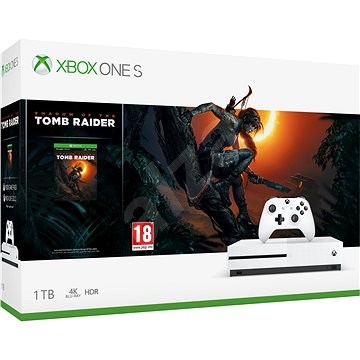 Microsoft Xbox One S 1TB + Shadow of The Tomb Raider