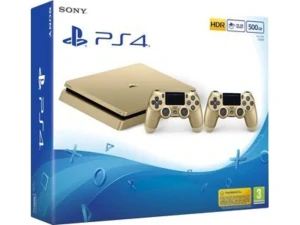 PlayStation 4 - 500GB Slim Gold + druhý ovladač