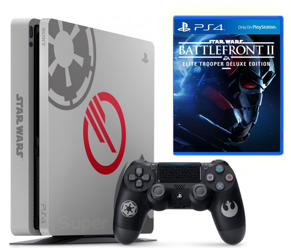 PlayStation 4 Slim 1 TB - Star Wars Battlefront II Limited Edition + hra
