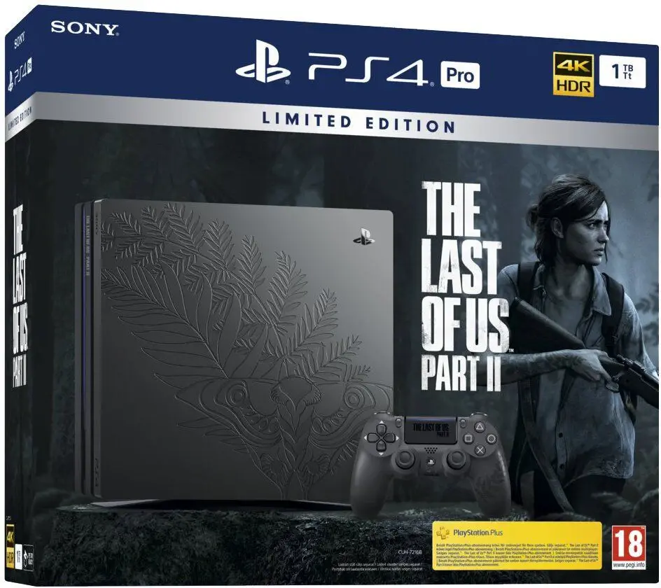 Sony PlayStation 4 Pro - 1TB + The Last Of Us Part II Limited Edition
