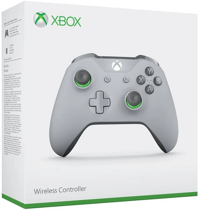 Microsoft Xbox One Wireless Controller - šedá/zelená