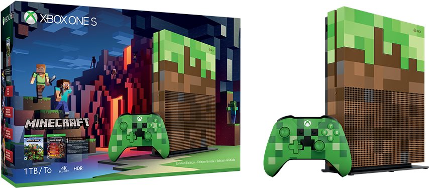 Xbox One S 1TB Minecraft Limited Edition