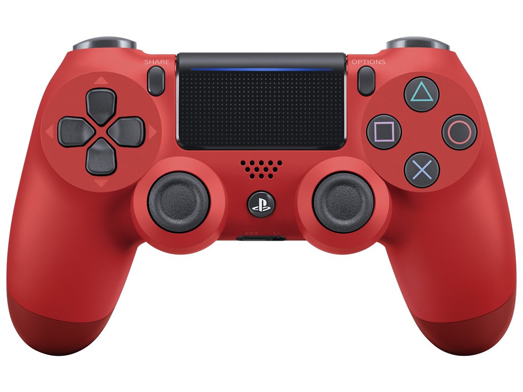 PS4 Sony DualShock - originální ovladač červený