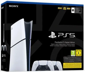 PlayStation 5 (Slim) Digital Edition + 2x DualSense Wireless Controller