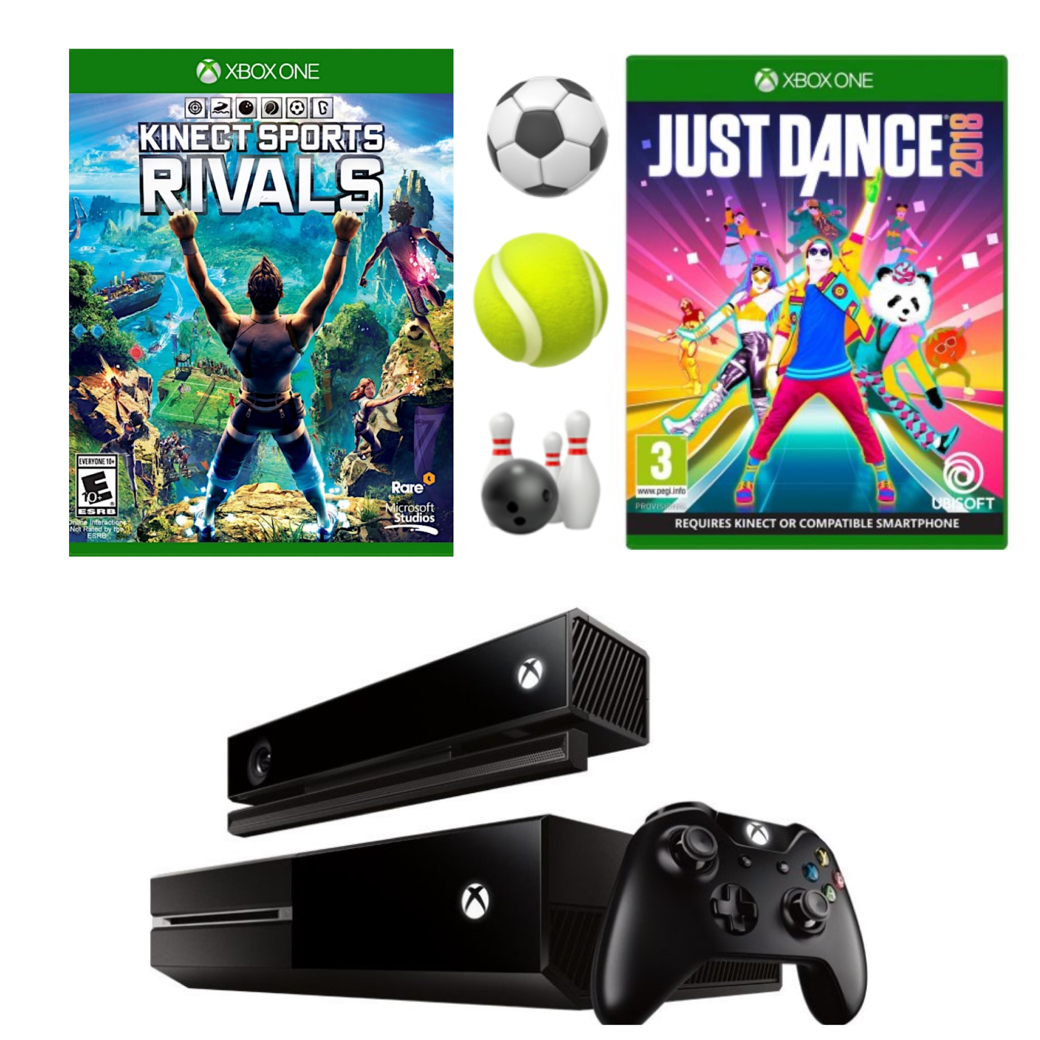Xbox One + Kinect senzor + 2 hry ZDARMA