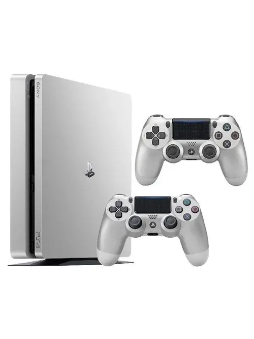 Sony Playstation 4 Slim Silver Edition - 500GB + Dualshock 4