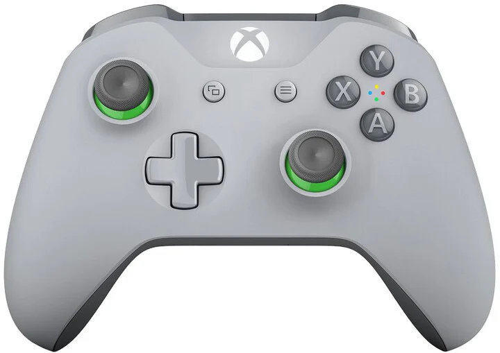 Microsoft Xbox One Wireless Controller - šedá/zelená
