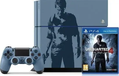 Sony Playstation 4 - 1 TB + Uncharted 4 Limited edition