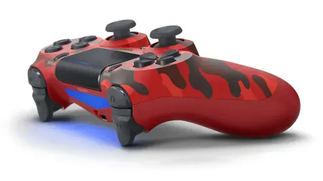 PS4 Sony DualShock - originální ovladač Red Camouflage 
