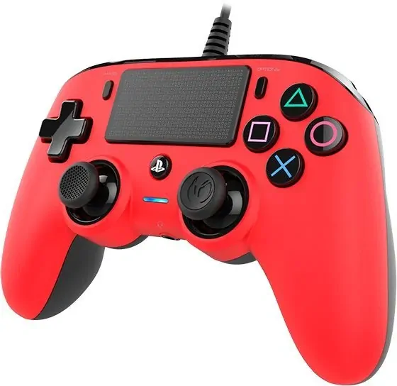 Nacon Wired Compact Controller PS4 - červený
