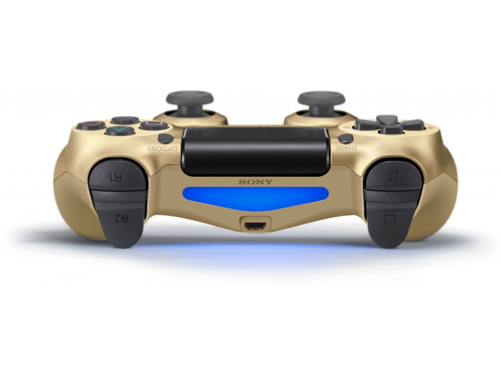 PS4 Sony DualShock - originální ovladač zlatý
