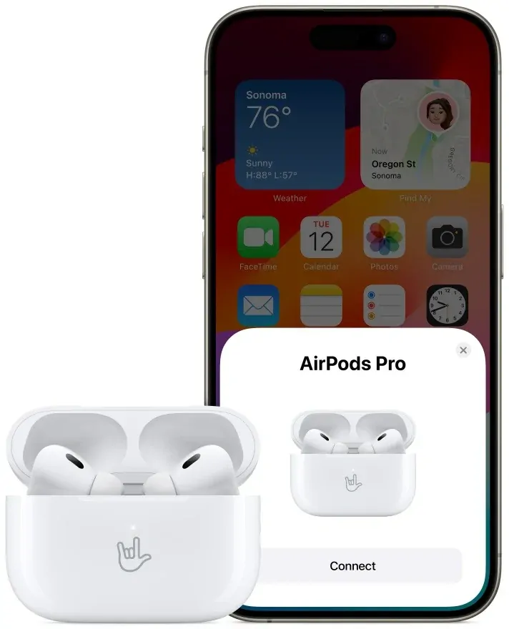 Apple AirPods Pro (2. generace) s MagSafe pouzdrem (USB-C)