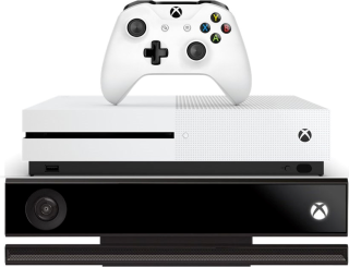 Xbox One S + Kinect senzor včetně adaptéru